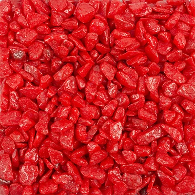 Pietricele decor, 5-8 mm, 500 g - roșu