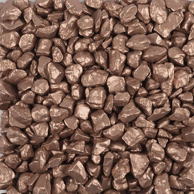 Pietricele decor, 5-8 mm, 500 g - cupru metalic