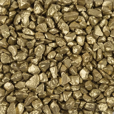 Pietricele decor, 5-8 mm, 500 g - aur metalic