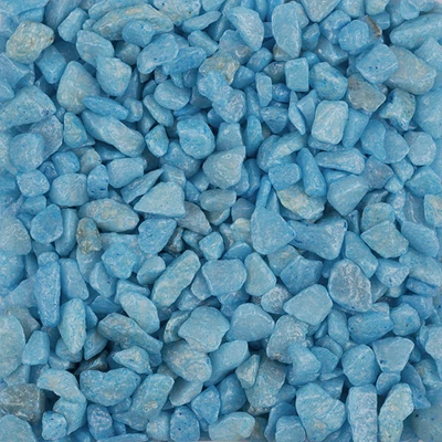 Pietricele decor, 5-8 mm, 500 g - albastru deschis