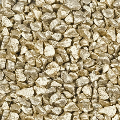 Pietricele decor, 5-8 mm, 500 g - aur alb metalic