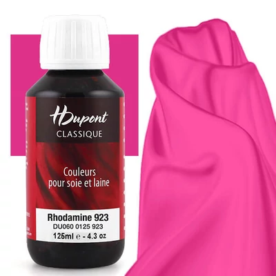 H Dupont Classique vopsea de mătase, fixare cu abur   125 ml - 923 roz rodamină