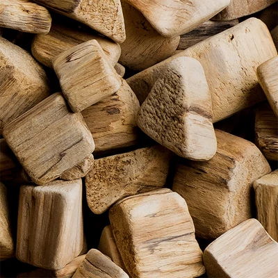 Bucăți de lemn plutitor, 500 ml, 2-4 cm - natural
