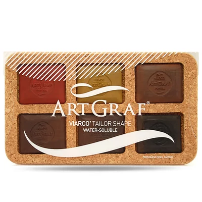 Set crete acuarelă Viarco ArtGraf Tailor Shape - Earth colors