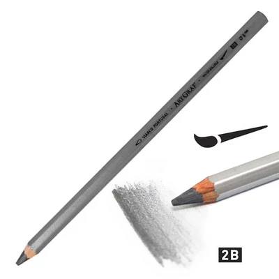 Creion grafit ArtGraf solubil în apă , 5 mm - 2B
