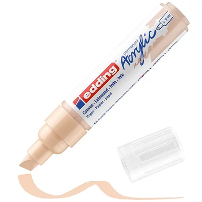 edding 5000 marker acrilic, cu vârf tăiat, B (5-10 mm) - 255, warm beige