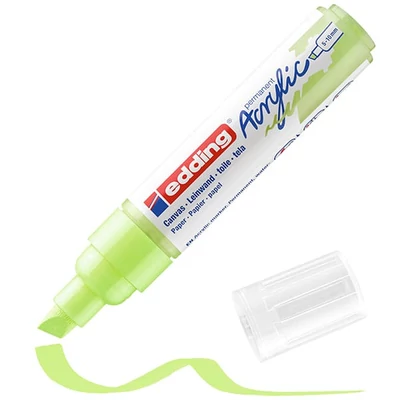 edding 5000 marker acrilic, cu vârf tăiat, B (5-10 mm) - 917, pastel green
