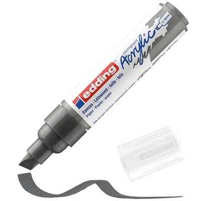 edding 5000 marker acrilic, cu vârf tăiat, B (5-10 mm) - 926, antracite