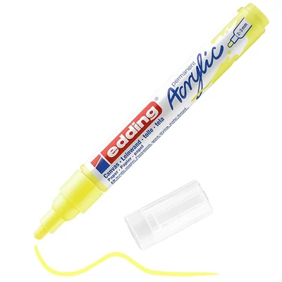 edding 5100 marker acrilic , M (2-3 mm) - 065, neon yellow