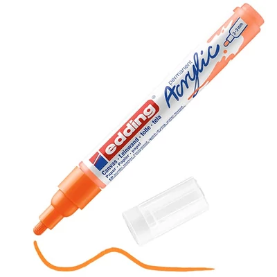 edding 5100 marker acrilic , M (2-3 mm) - 066, neon orange