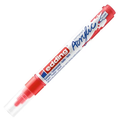 edding 5100 marker acrilic , M (2-3 mm) - 902, traffic red