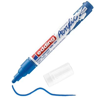 edding 5100 marker acrilic , M (2-3 mm) - 903, gentian blue