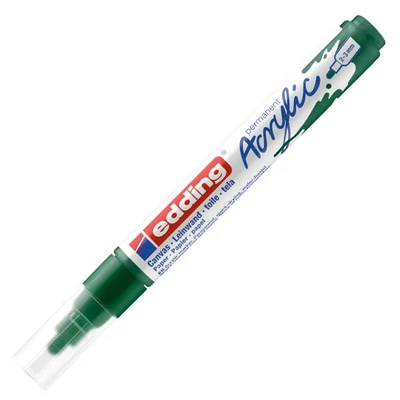 edding 5100 marker acrilic , M (2-3 mm) - 904, moss green