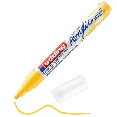 edding 5100 marker acrilic , M (2-3 mm) - 905, traffic yellow