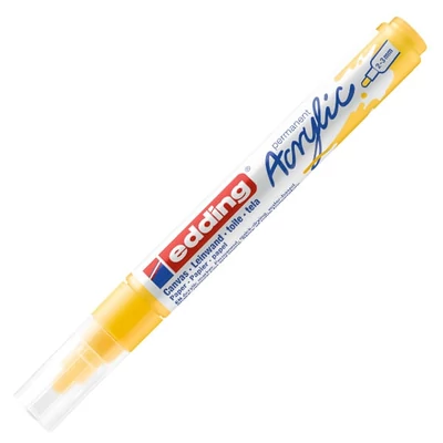 edding 5100 marker acrilic , M (2-3 mm) - 905, traffic yellow