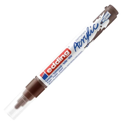 edding 5100 marker acrilic , M (2-3 mm) - 907, chocolate brown