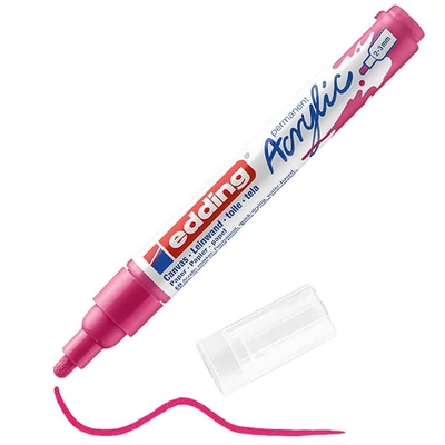 edding 5100 marker acrilic , M (2-3 mm) - 909, telemagenta
