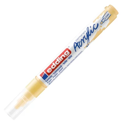 edding 5100 marker acrilic , M (2-3 mm) - 915, pastel yellow