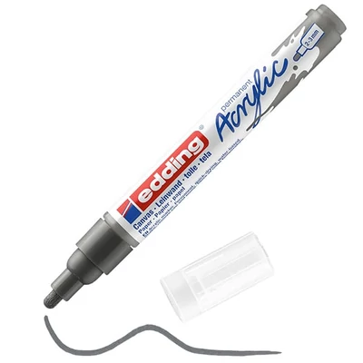edding 5100 marker acrilic , M (2-3 mm) - 926, antracite