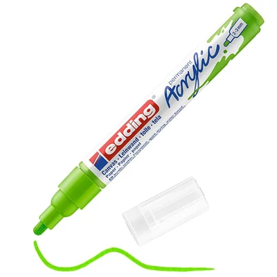 edding 5100 marker acrilic , M (2-3 mm) - 927, yellow green