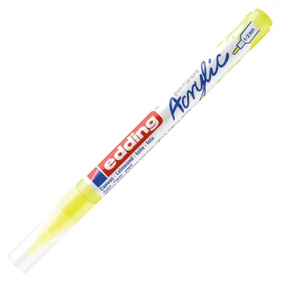 edding 5300 marker acrilic , F (1-2 mm) - 065, neon yellow