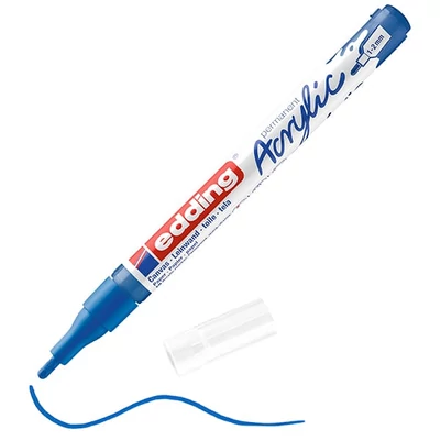 edding 5300 marker acrilic , F (1-2 mm) - 903, gentian blue