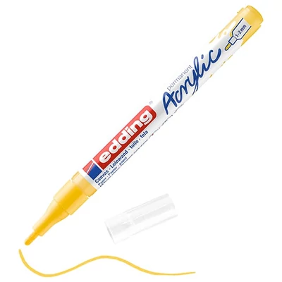 edding 5300 marker acrilic , F (1-2 mm) - 905, traffic yellow