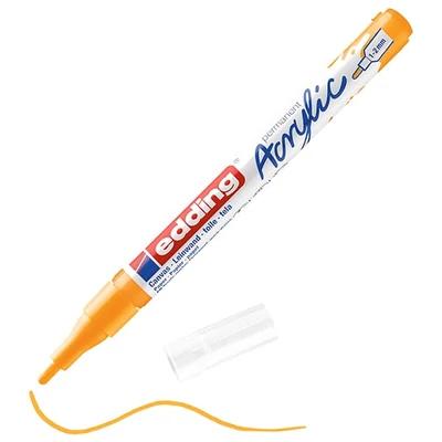 edding 5300 marker acrilic , F (1-2 mm) - 906, sunny yellow