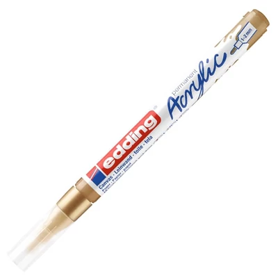 edding 5300 marker acrilic , F (1-2 mm) - 924, rich gold