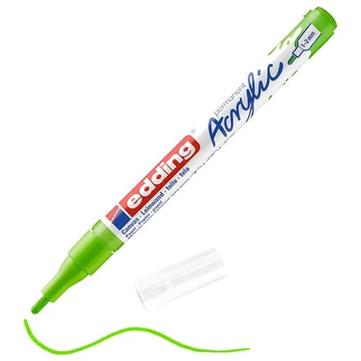 edding 5300 marker acrilic , F (1-2 mm) - 927, yellow green