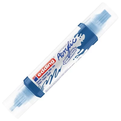 edding 5400 3D Double liner marker acrilic pentru pictură cu două vârfuri - 903, gentian blue