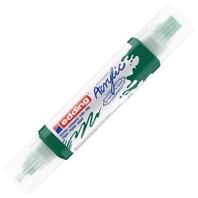 edding 5400 3D Double liner marker acrilic pentru pictură cu două vârfuri - 904, moss green