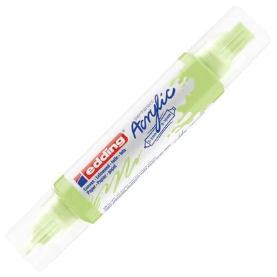edding 5400 3D Double liner marker acrilic pentru pictură cu două vârfuri - 917, pastel green
