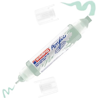 edding 5400 3D Double liner marker acrilic pentru pictură cu două vârfuri - 928, mellow mint