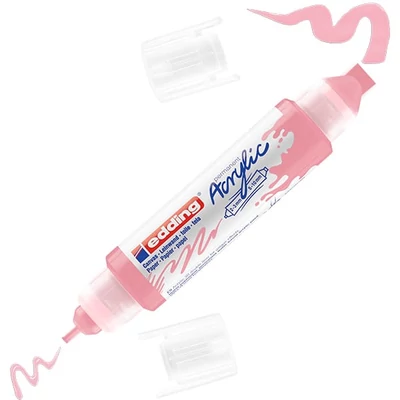 edding 5400 3D Double liner marker acrilic pentru pictură cu două vârfuri - 935, classy mauve