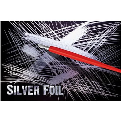 Folie gravură Essdee pentru crearea tablourilor gravură, 10 buc, 101x152 mm - argintiu