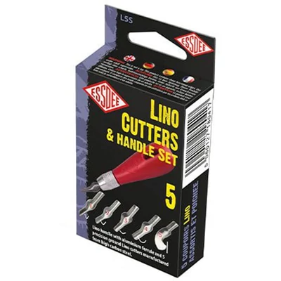 Set de cuțite pentru linogravare Essdee, 6 buc