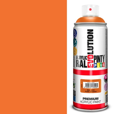 Vopsea spray acrilica, EVOLUTION lucioasa, 400 ml - RAL2004 pure orange