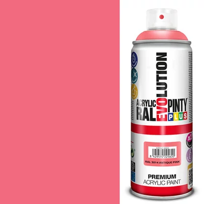 Vopsea spray acrilica, EVOLUTION lucioasa, 400 ml - RAL3014 antique pink