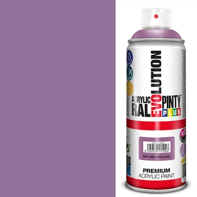 Vopsea spray acrilica, EVOLUTION lucioasa, 400 ml - RAL4001 red lilac