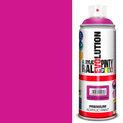 Vopsea spray acrilica, EVOLUTION lucioasa, 400 ml - RAL4010 telemagenta