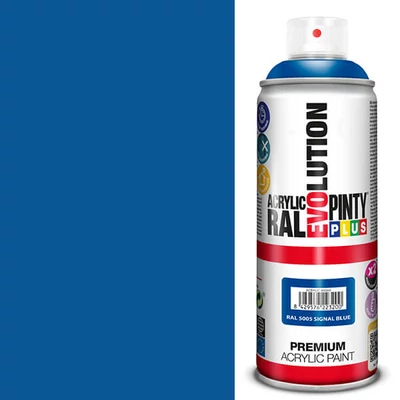 Vopsea spray acrilica, EVOLUTION lucioasa, 400 ml - RAL5005 signal blue