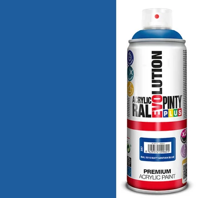 Spray vopsea acrilică, EVOLUTION mat, 400 ml - RAL5010 gential_blue