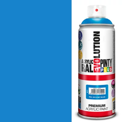 Vopsea spray acrilica, EVOLUTION lucioasa, 400 ml - RAL5015 sky blue