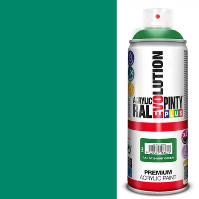 Vopsea spray acrilica, EVOLUTION lucioasa, 400 ml - RAL6029 mint green