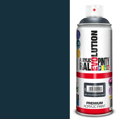 Vopsea spray acrilica, EVOLUTION lucioasa, 400 ml - RAL7016 anthracite grey