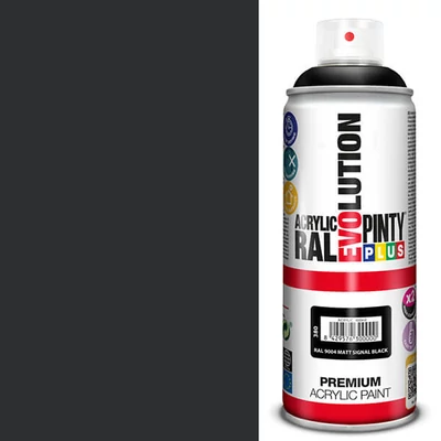 Spray vopsea acrilică, EVOLUTION mat, 400 ml - RAL9004 black