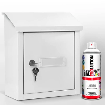 Vopsea spray acrilica, EVOLUTION lucioasa, 400 ml - RAL9010 pure white