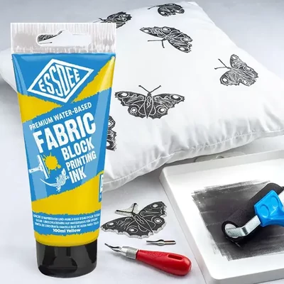 Vopsea lino pentru textile Essdee, 100 ml, pe baza de apa - galben