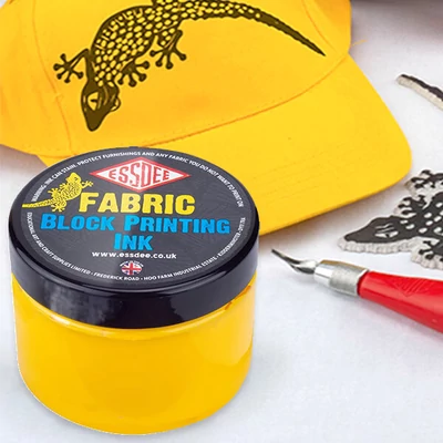 Vopsea lino pentru textile Essdee, 150 ml, pe baza de apa - galben